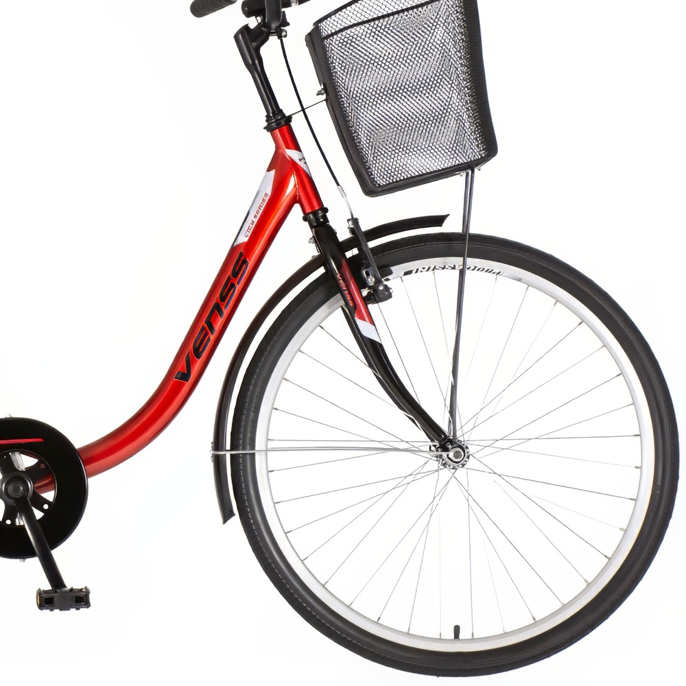 Bicikl Venssini Venecija 26" bordo beli