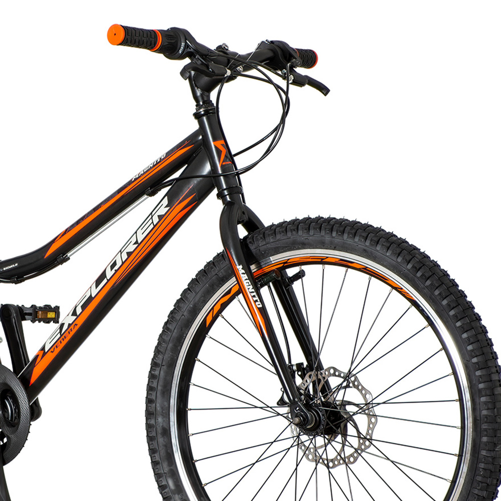 Junior bicikla explorer crno narandžasta-mag2413d2