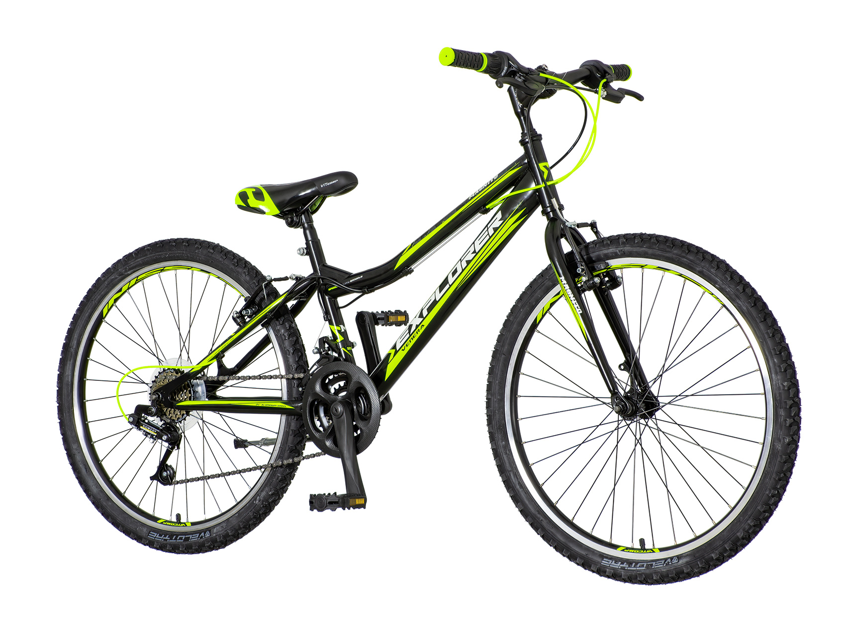 Junior bicikla explorer crno zelena-mag2411