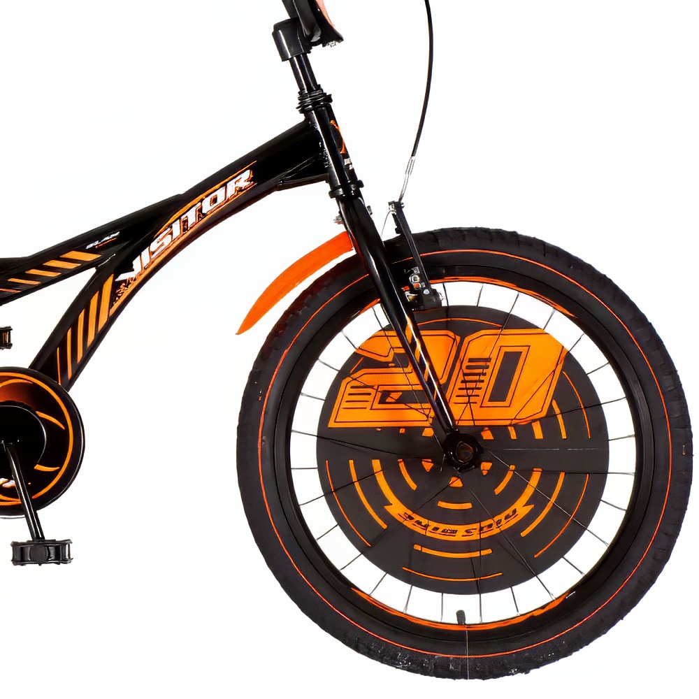 Bicikl Visitor Basket  20" crno narandžasti