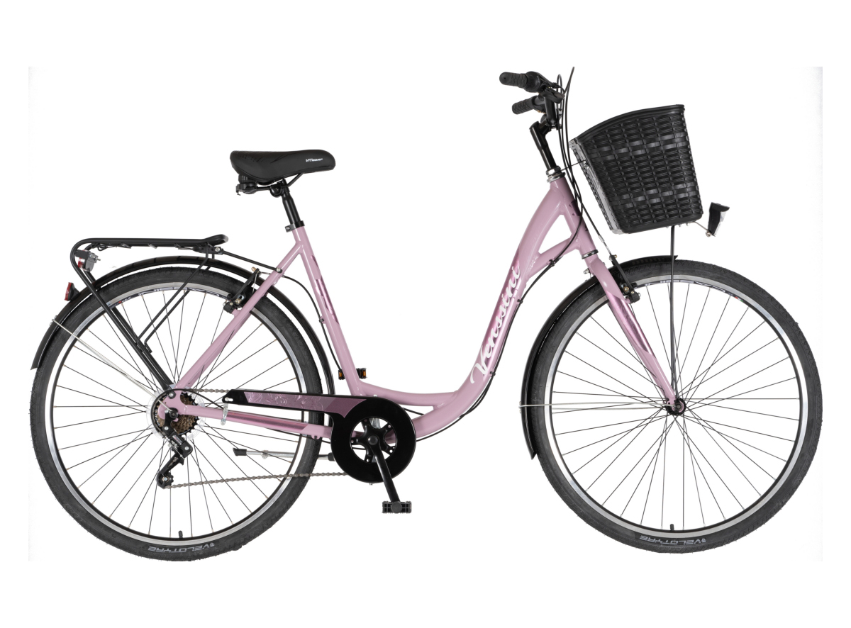 BICIKL FASHION VENSSINI GRACE 28" ALU 21" V-BRAKE  6 BRZINA 167-192CM (L/XL) ROZE