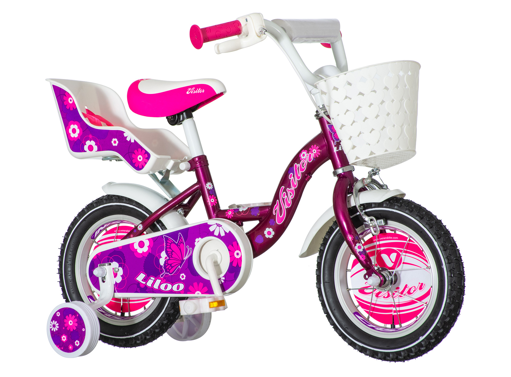 Ljubičasta  liloo ženska dečija bicikla -lil120