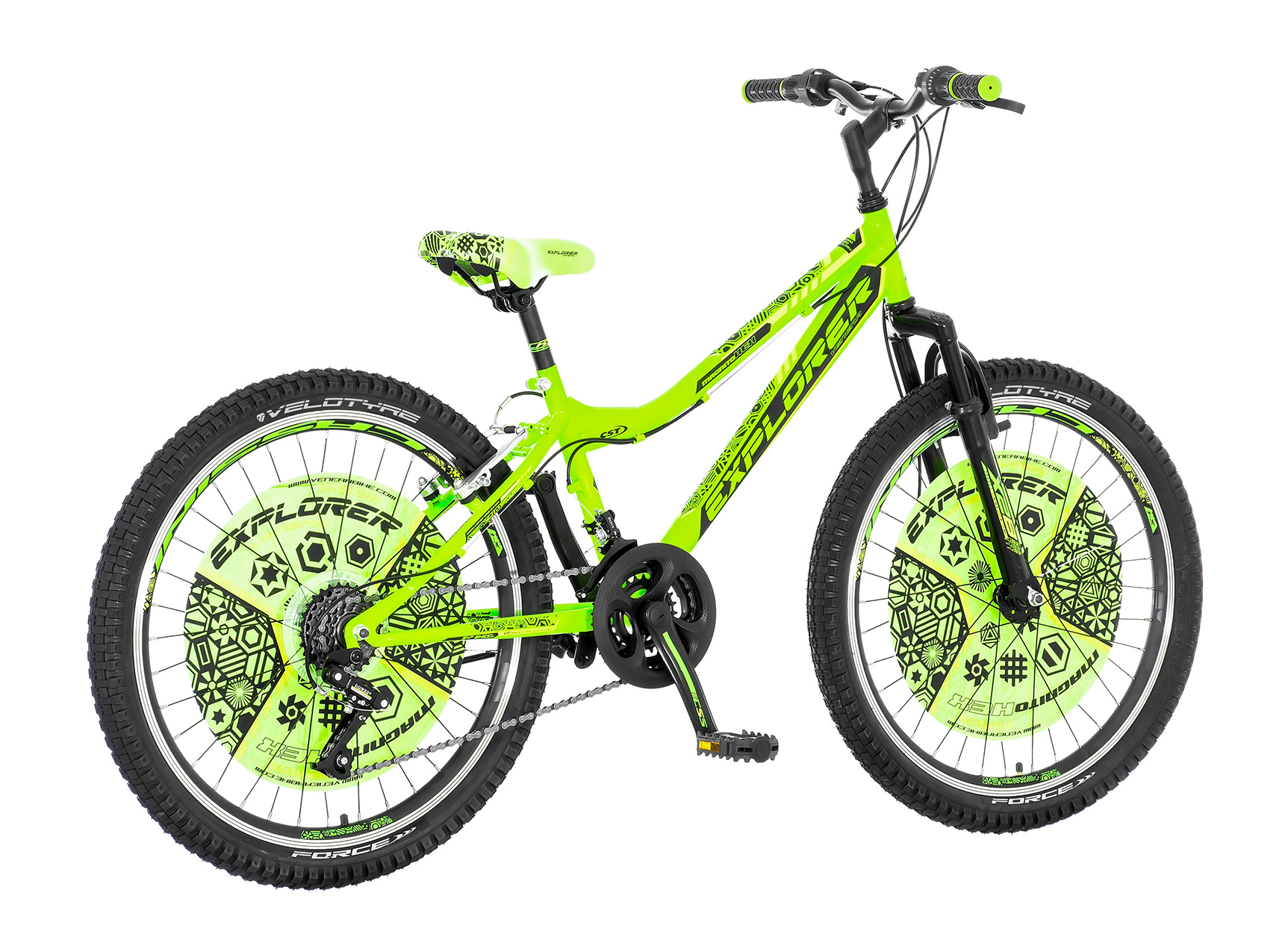 Magnito explorer bicikla zeleno crna-for241amd1