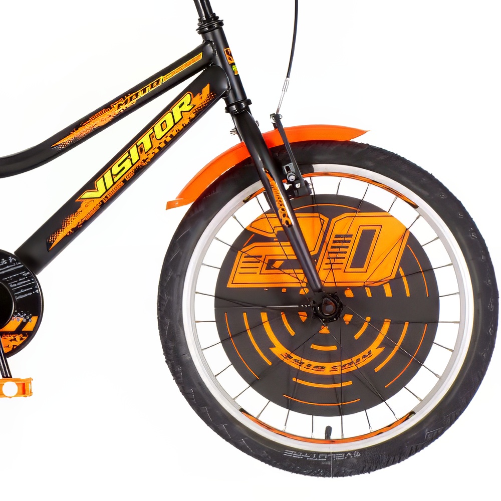 Bicikl Visitor Moto cross 20" crno narandžasti