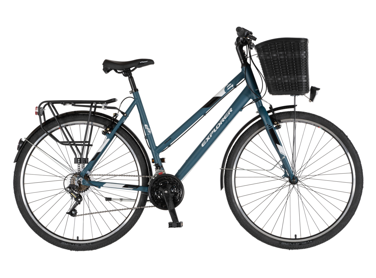 BICIKL TOUR EXPLORER AXYS LADY PRO 28" ALU 21" V-BRAKE  18 BRZINA 167-192CM (L/XL) PLAVI