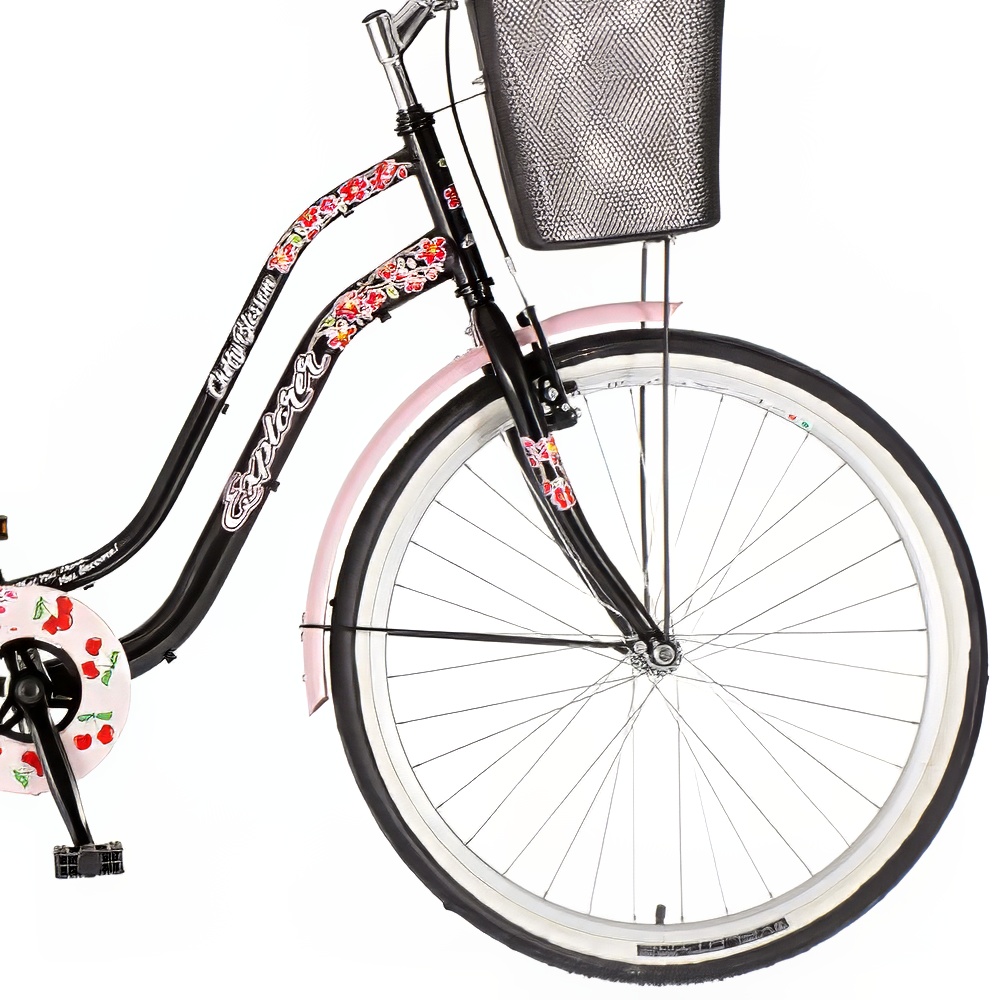 Fashion bicikla explorer crno roza-lad261kk