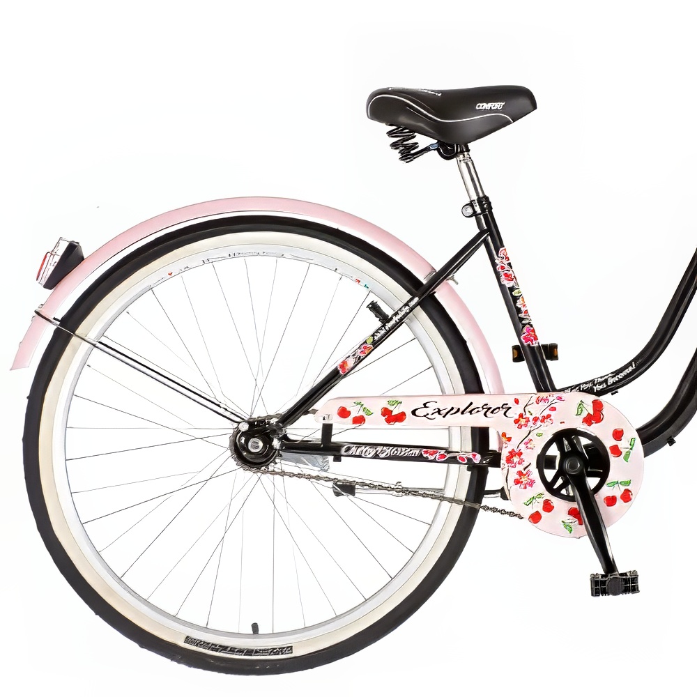 Fashion bicikla explorer crno roza-lad261kk