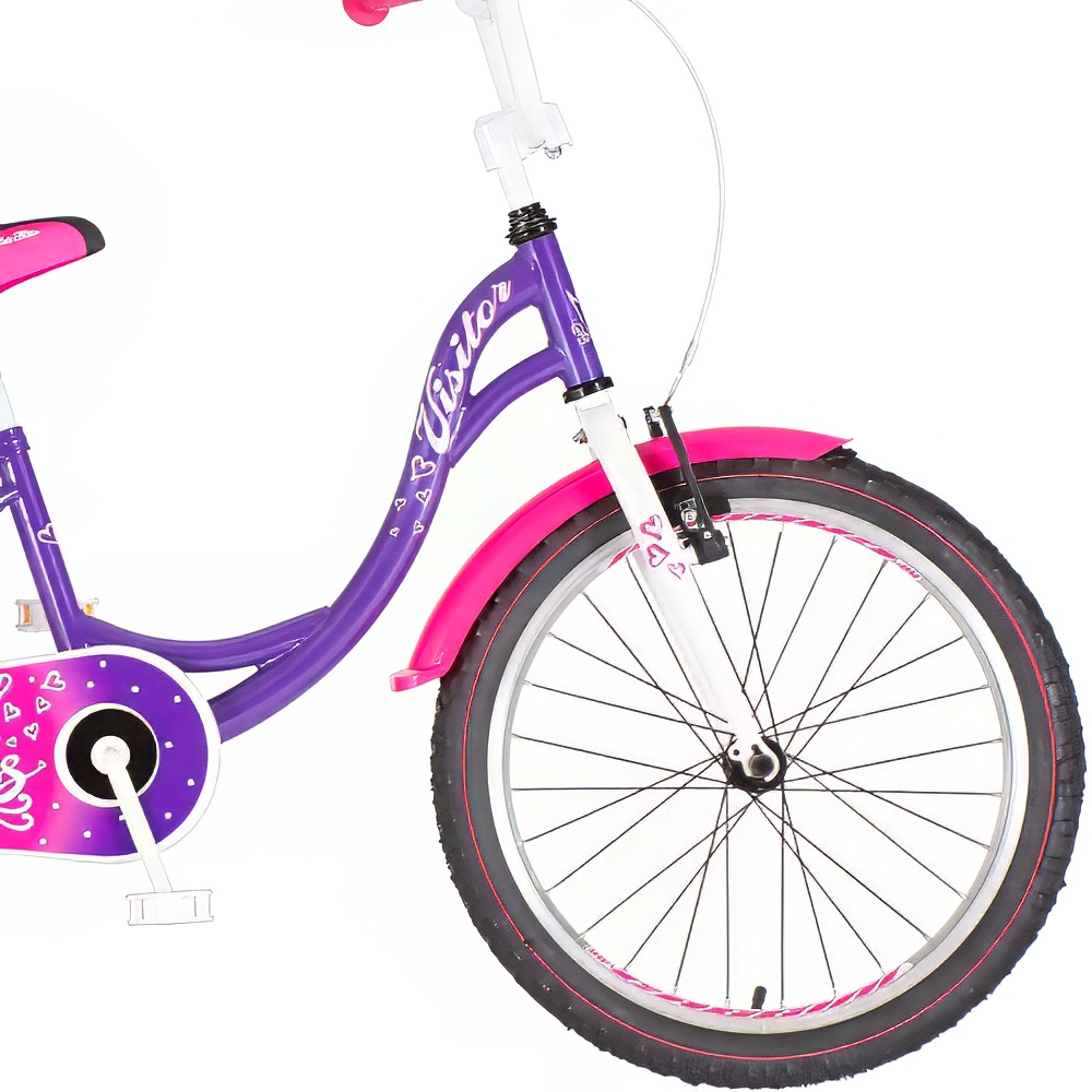 Dečiji Bicikl Visitor Princess 20 Ljubicaste Boje