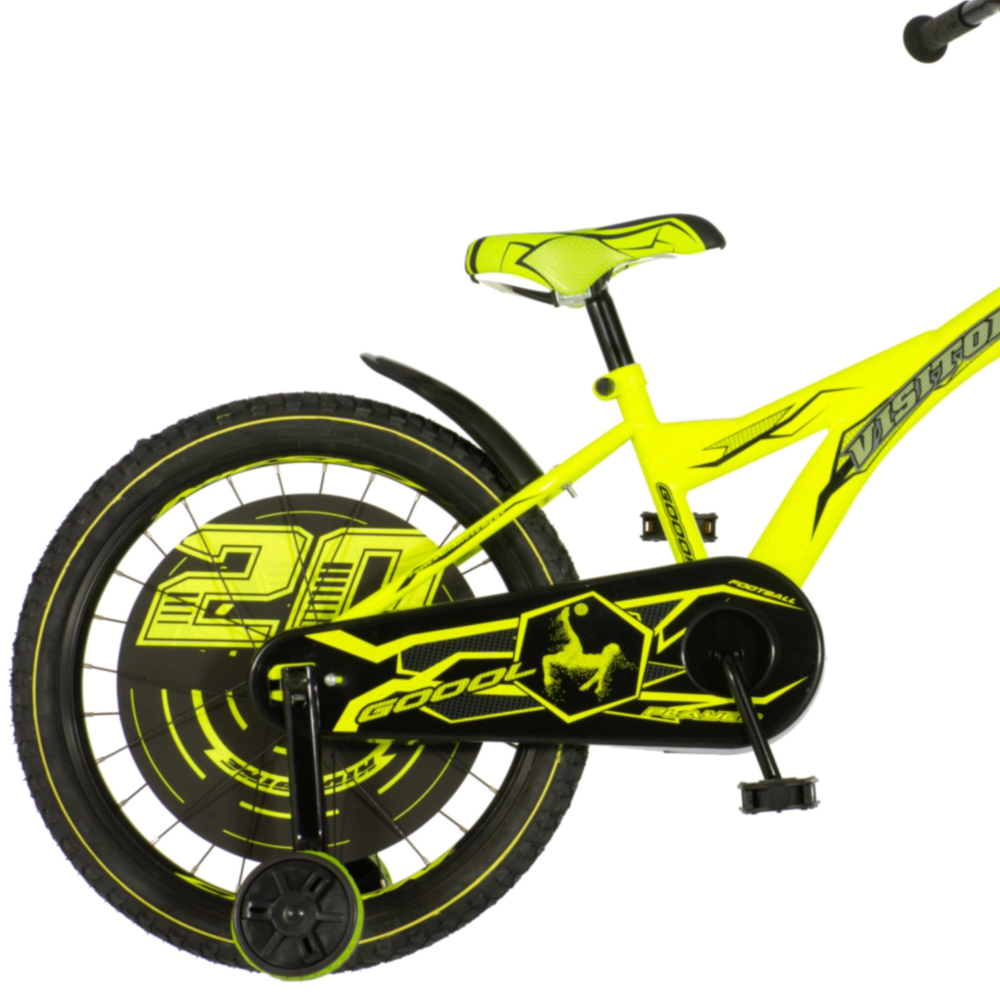 Bicikl Visitor Player 20" neon žuto crni