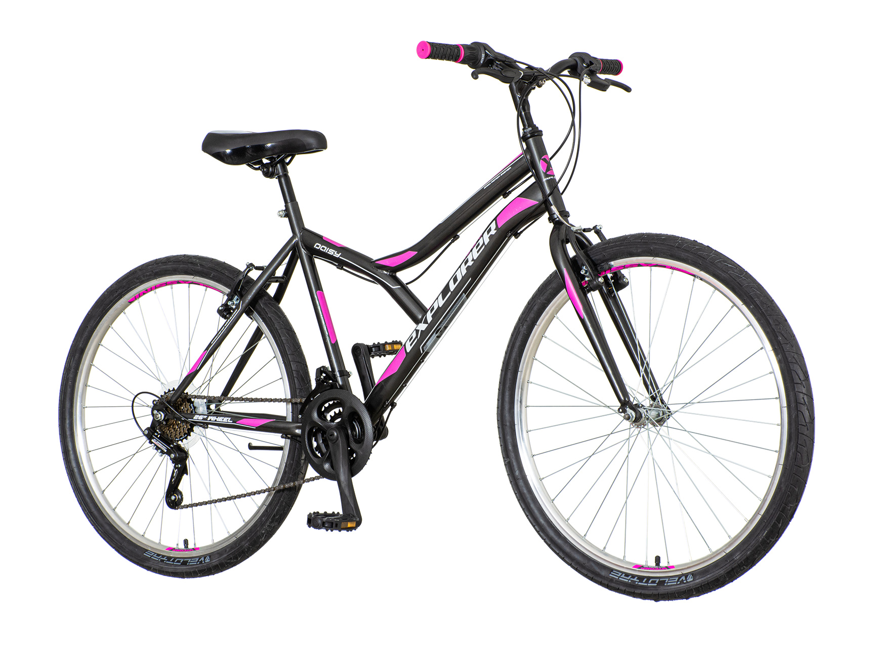 Sivo roza daisy ženska bicikla -spy2611