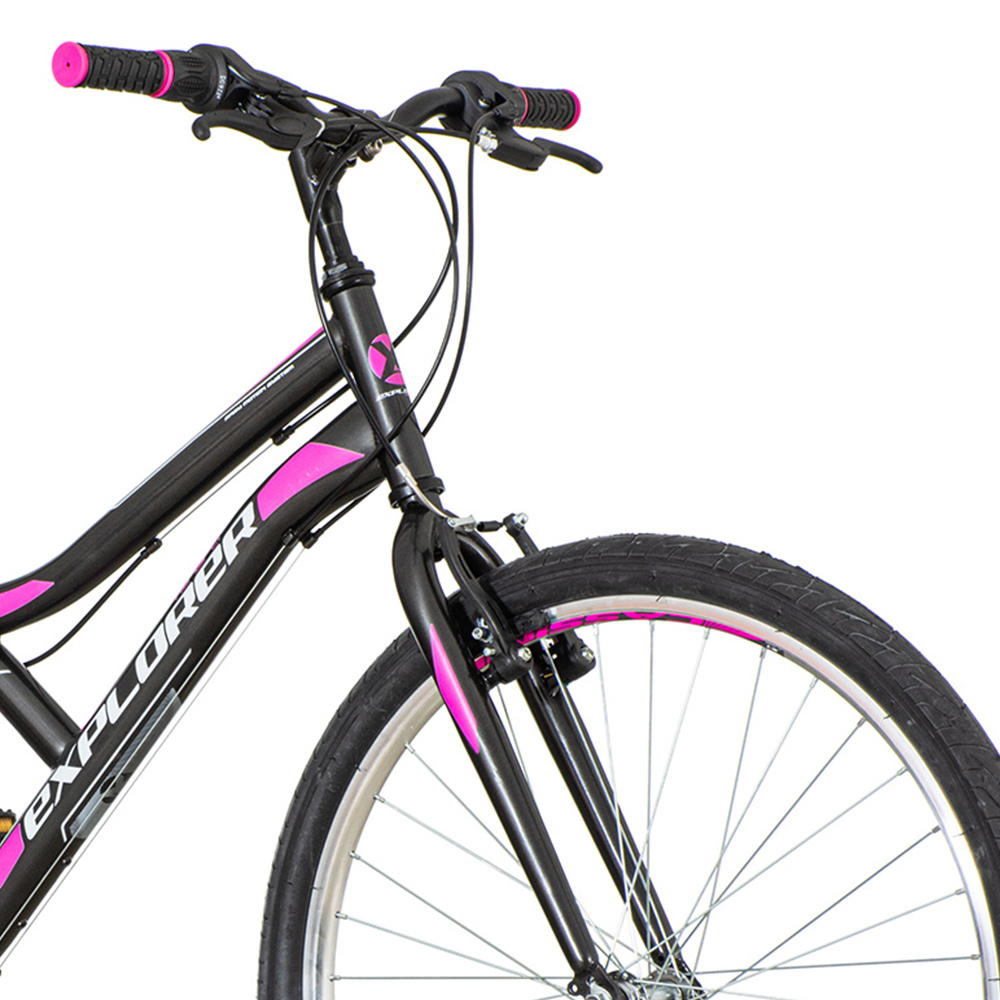 Sivo roza daisy ženska bicikla -spy2611