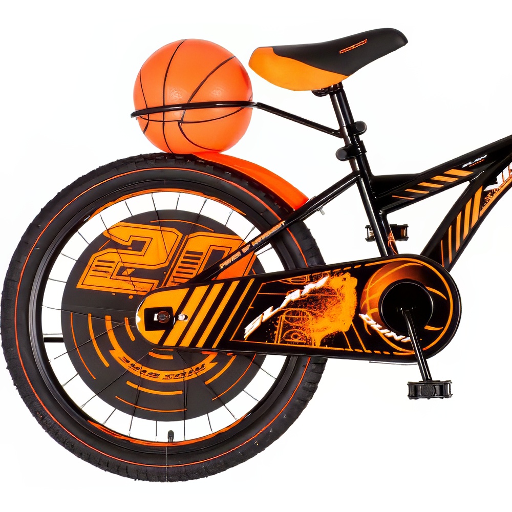 Bicikl Visitor Basket  20" crno narandžasti