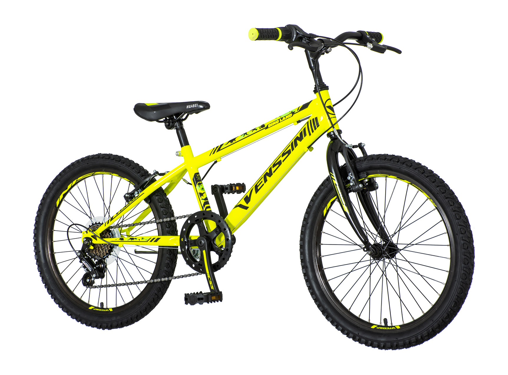Venssini parma bicikla neon žuta -pam202
