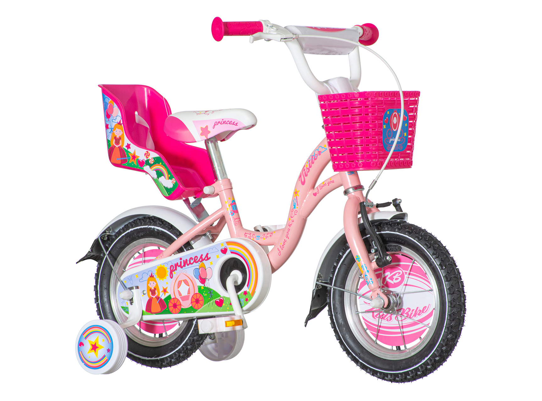 Visitor princess kids bicikla roza-pri120