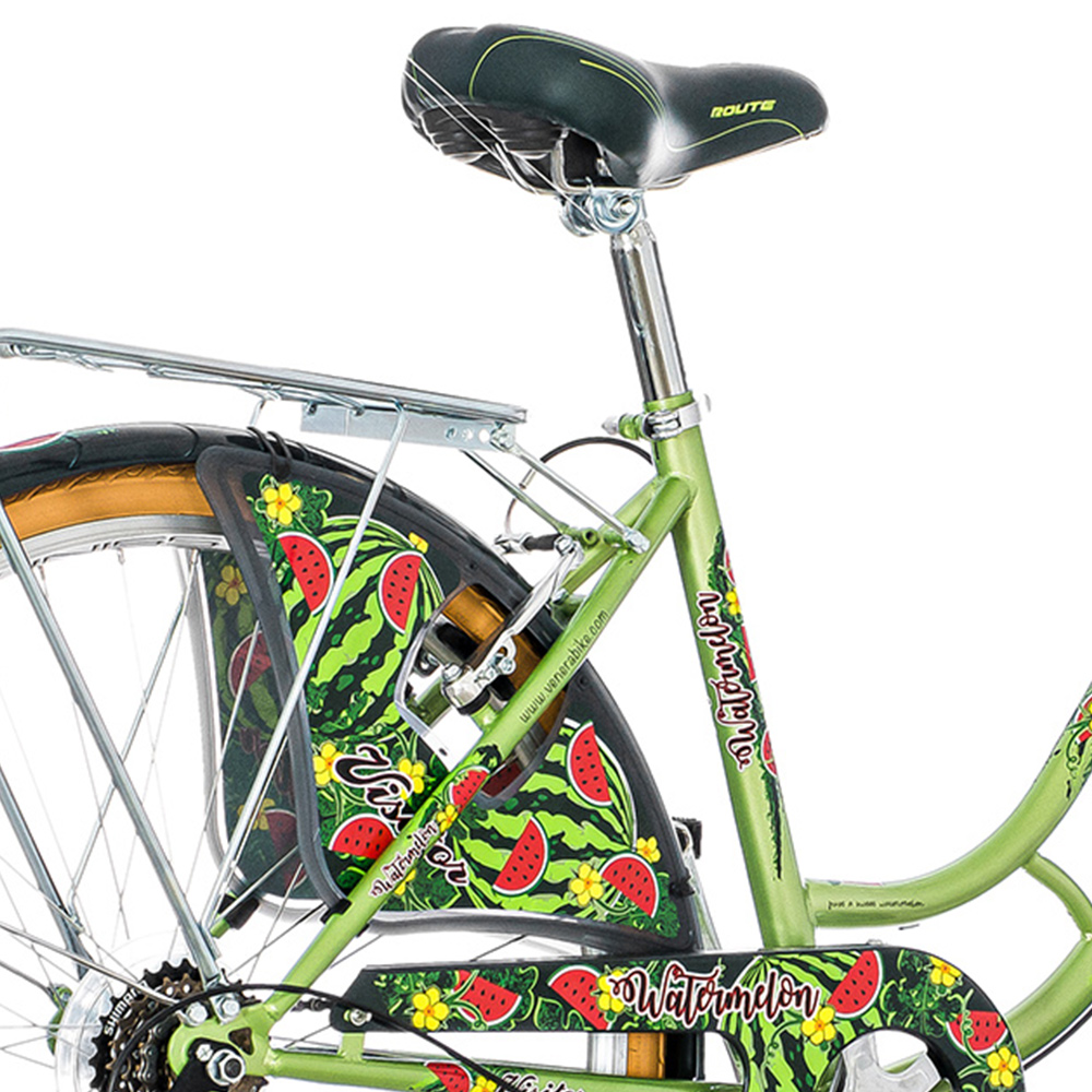 Zeleno crvena watermelon ženska bicikla -fam2616s6