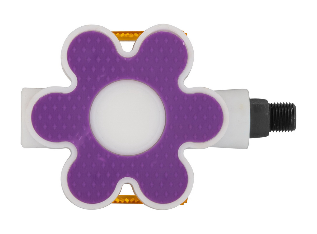 Pedala dečja pvc ljubičasta cvetić 1/2” uži navoj 78 x 95 x 27 mm