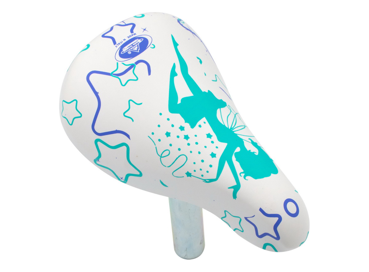 Dečije sedište za bicikl 12 Monte Grappa belo tirkiz Cosmic princess