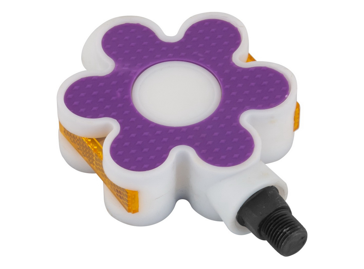 Pedala dečja pvc ljubičasta cvetić 1/2” uži navoj 78 x 95 x 27 mm