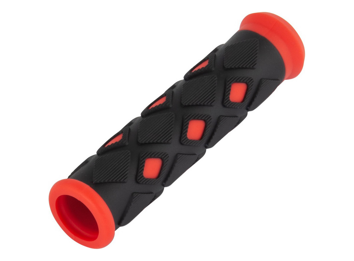 Ručke crno crvene l=122 mm duže