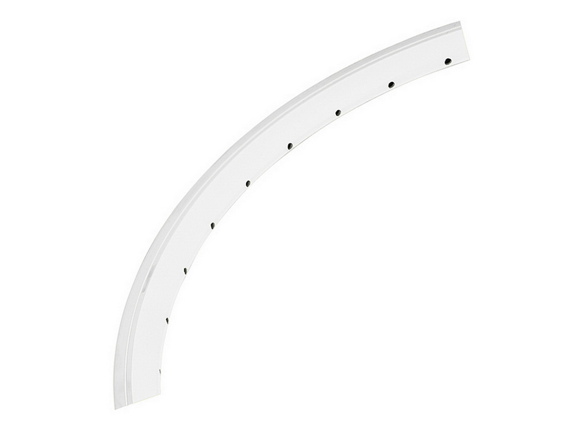 Obruč 28” alu dupli cross x2 36 rupa bela boja