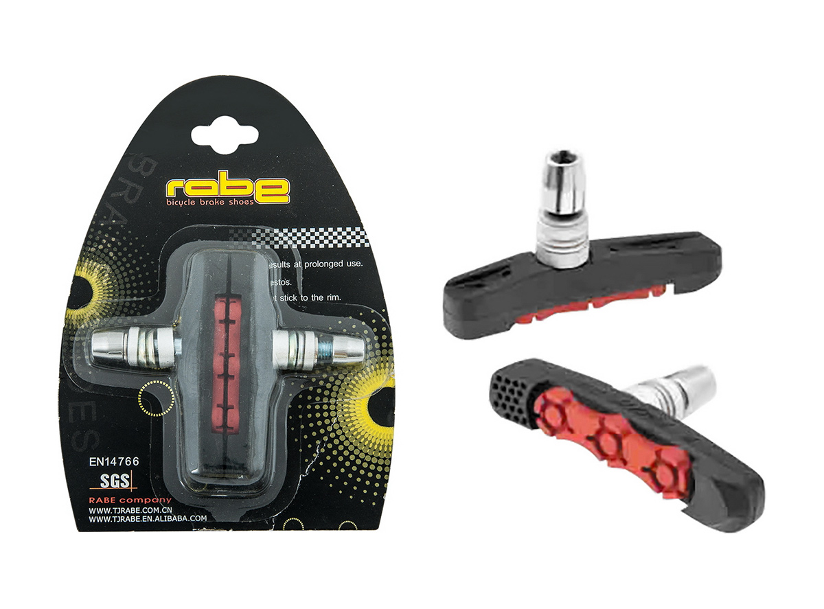 Pakne v-brake abs crno crvene 70mm