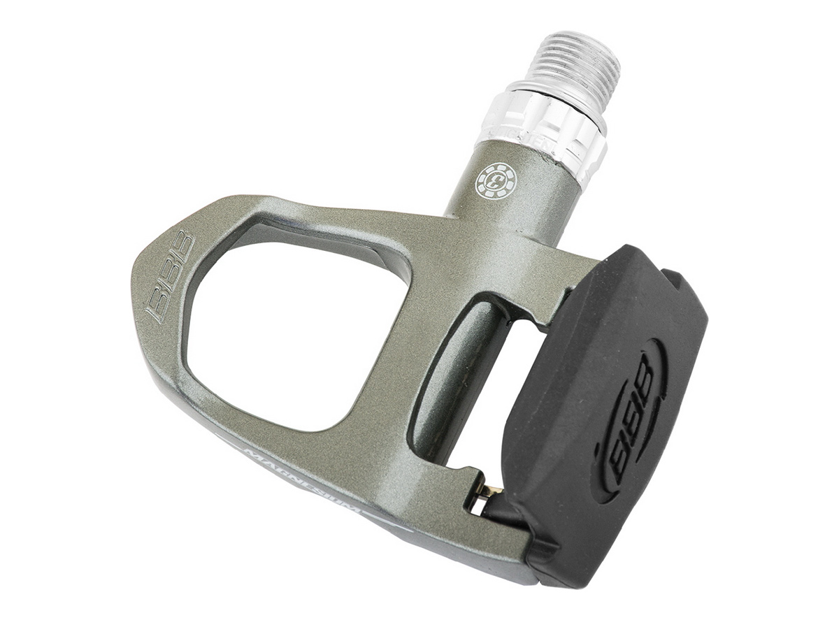 Pedala road alu siva bbb mašinski ležaj cr-mo osovina