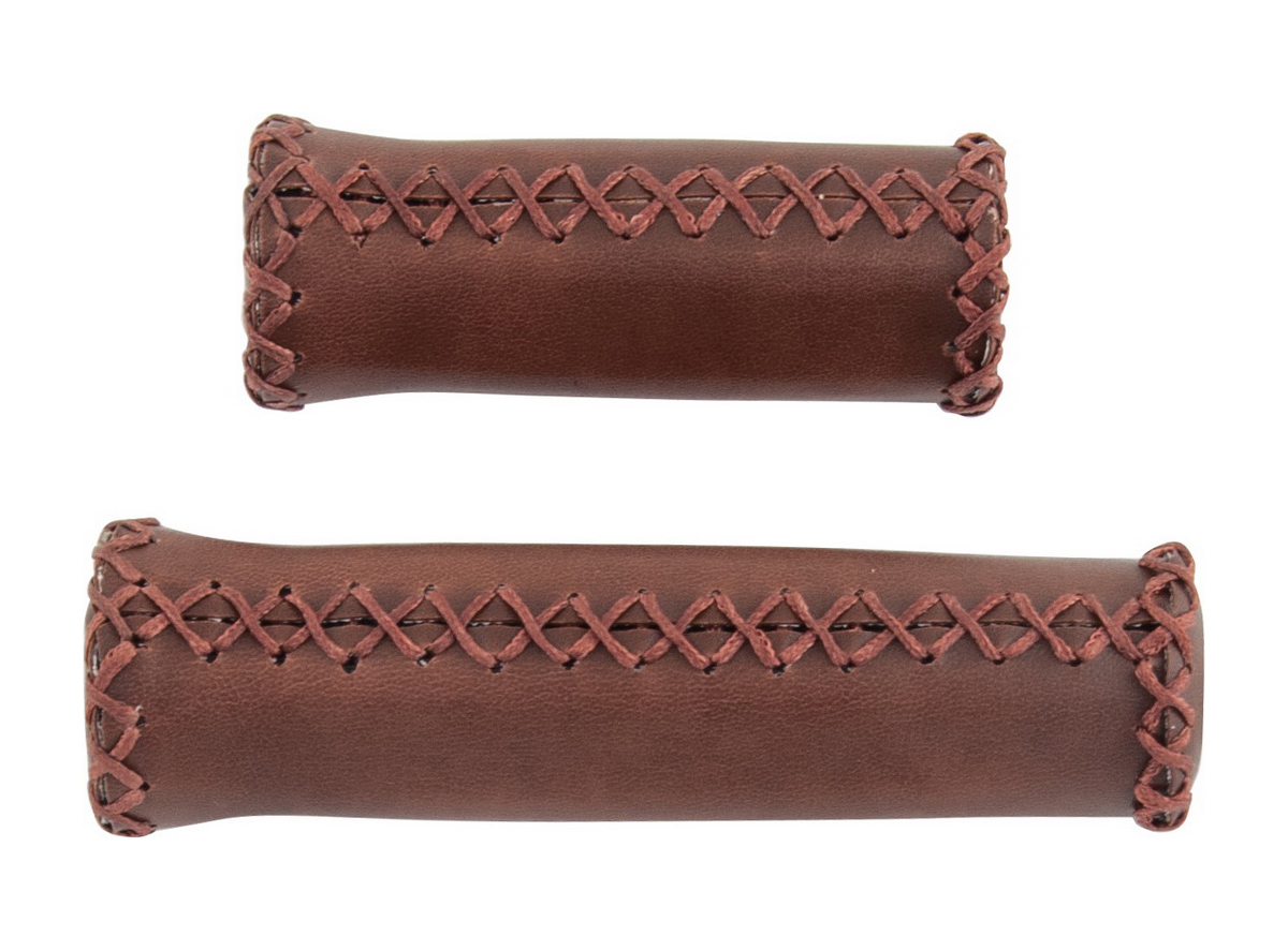 Ručke volana velo šivene eko koža braon 95mm /130mm revo shift