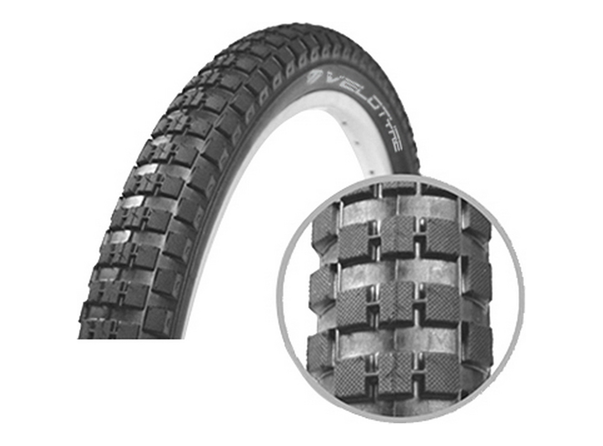 Sp.24x2.50 (64-507) crna guma pah free velotyre ##