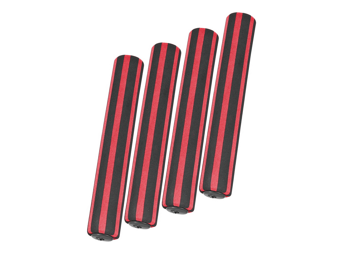 Sunđjer volan ručke 4 dela crveno-crne 215mm