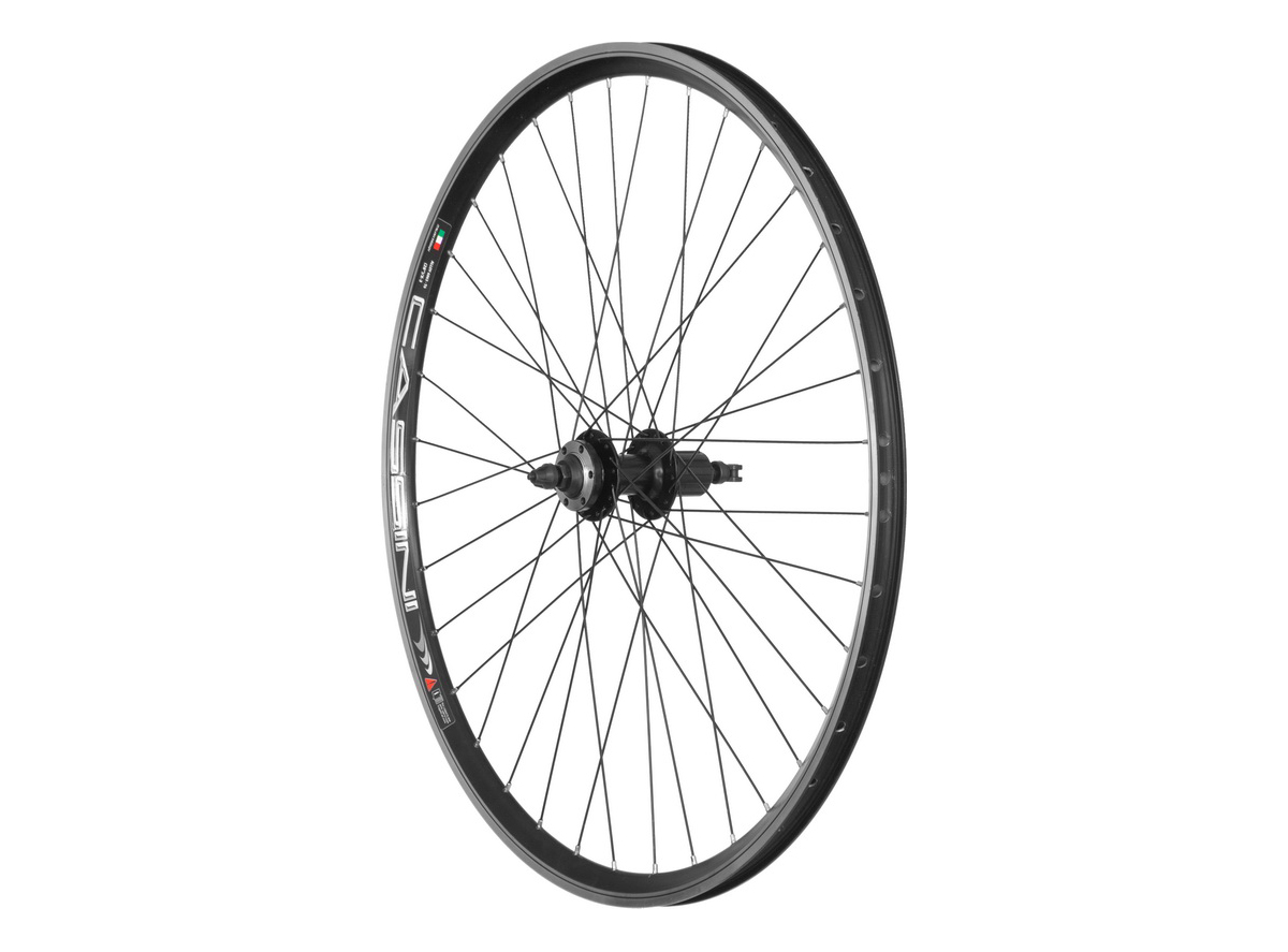 Zadnji tocak.28x1.3/8 dupli zid crni za disk kaseta shunfeng brzo skidajuca