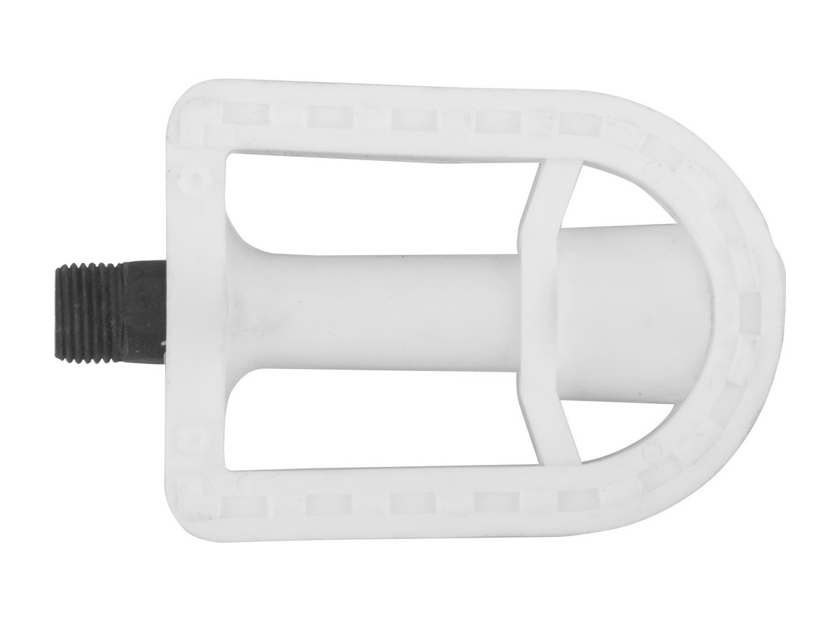 Pedala dečja pvc bela bez ležaja 9/16” širi navoj 92 x 55 mm