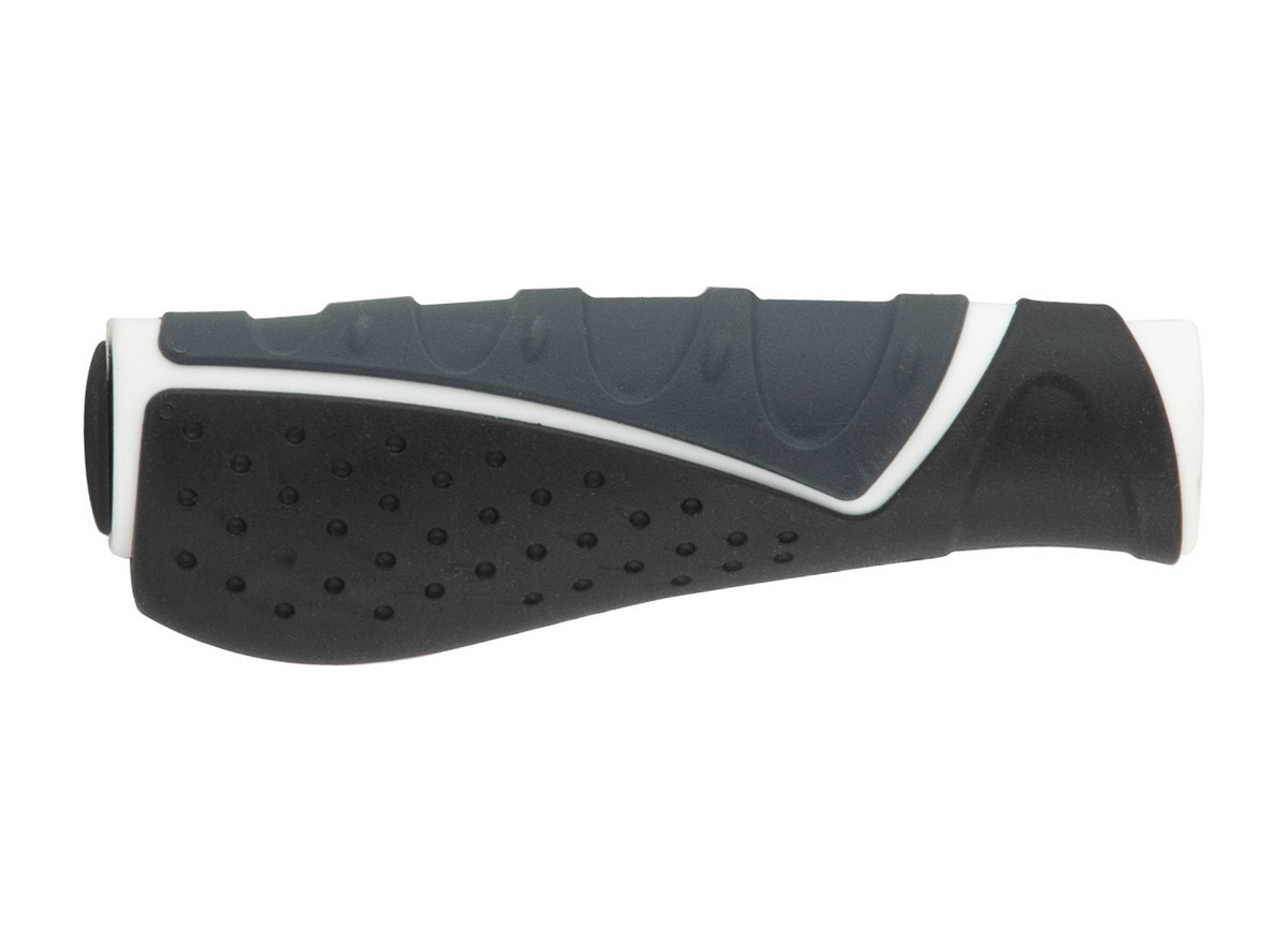 Ručke volana velo crno bele trek l130 mm