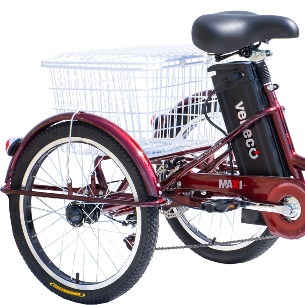 Električni bicikl Maxi crveni