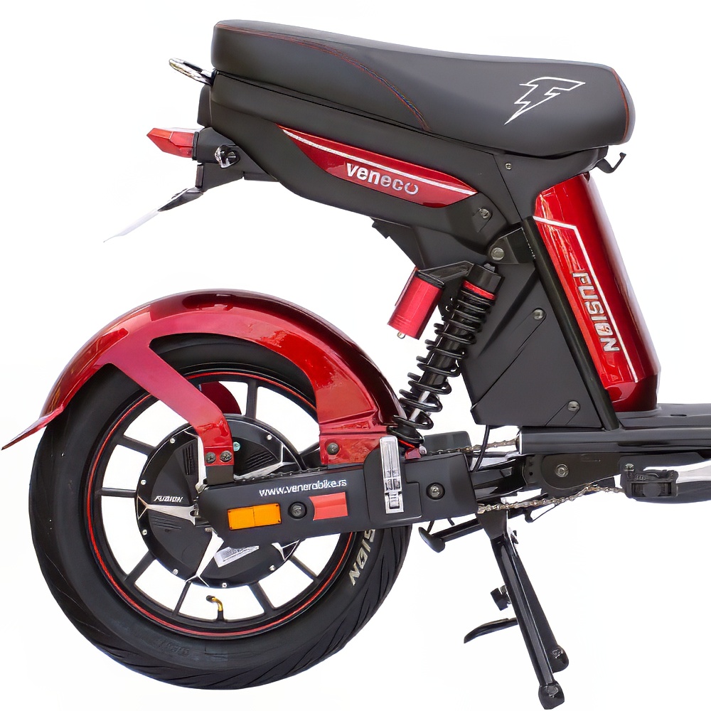 Elektricni bicikl Fusion crveni