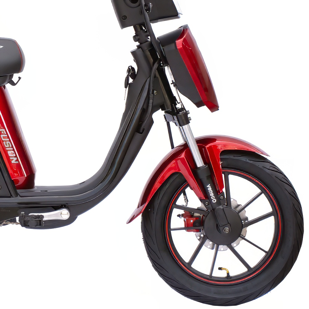 Elektricni bicikl Fusion crveni