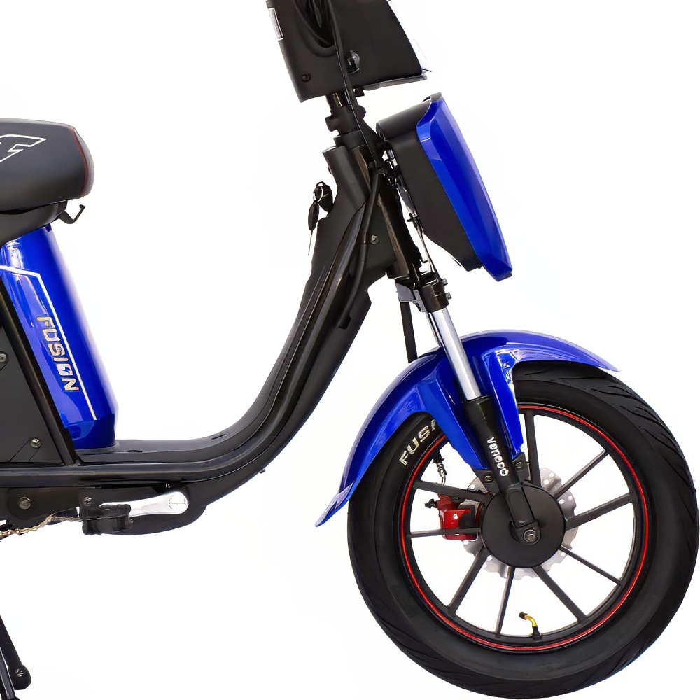 Elektricni bicikl Fusion plavi