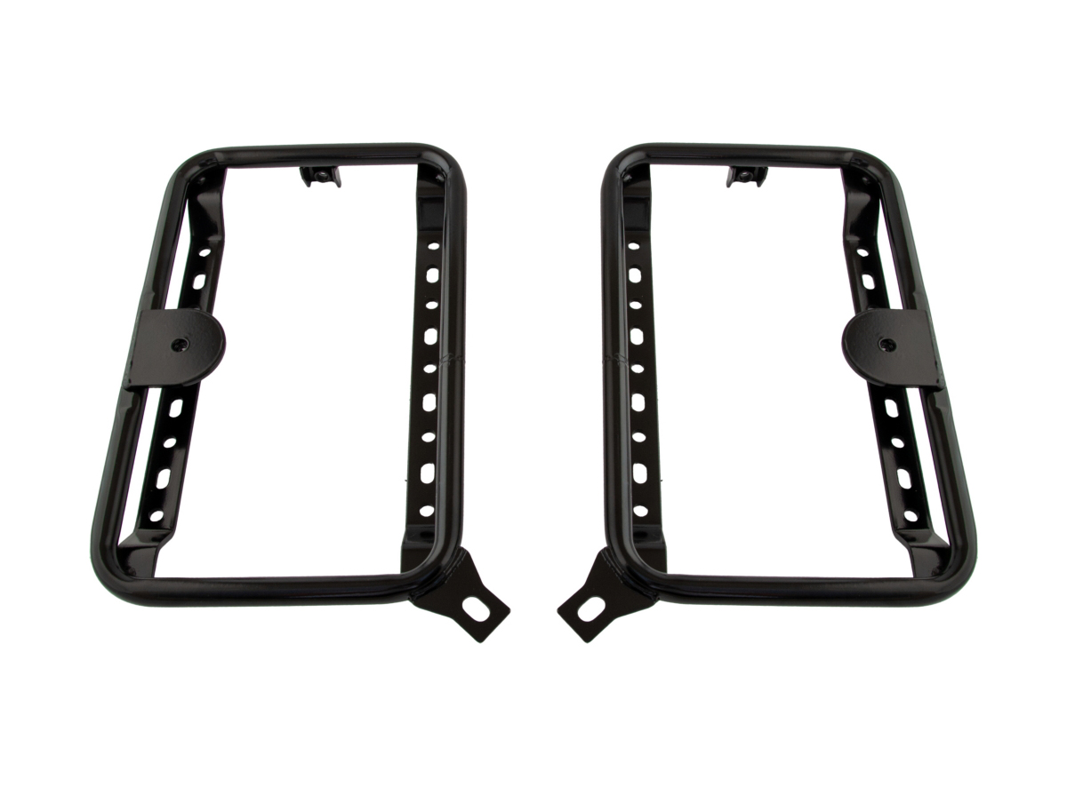 Set bočnih kofera za motor crni sa univerzalnim nosačem 28L 60X33X39CM