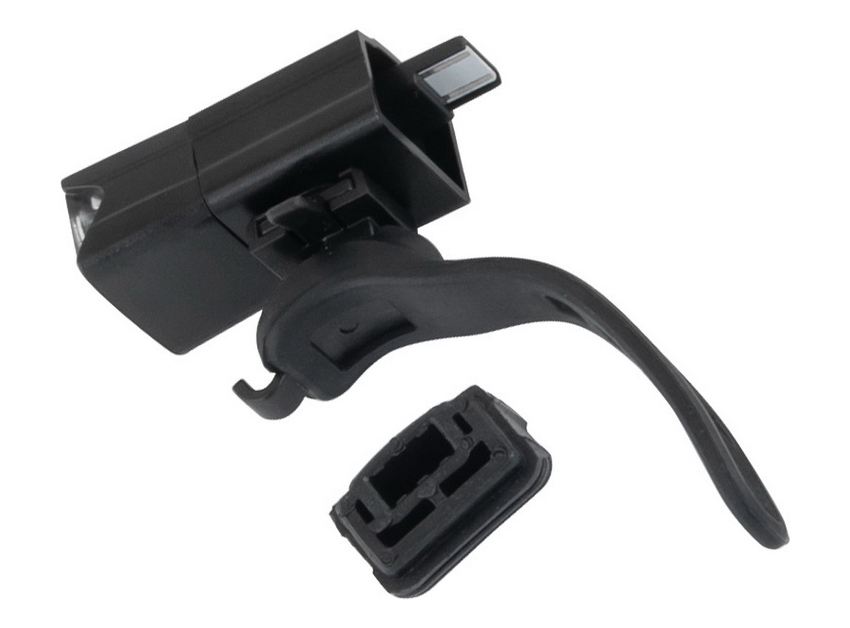 Prednje svetlo na volan sa punjivom litijum baterijom na usb crno led 50 lm