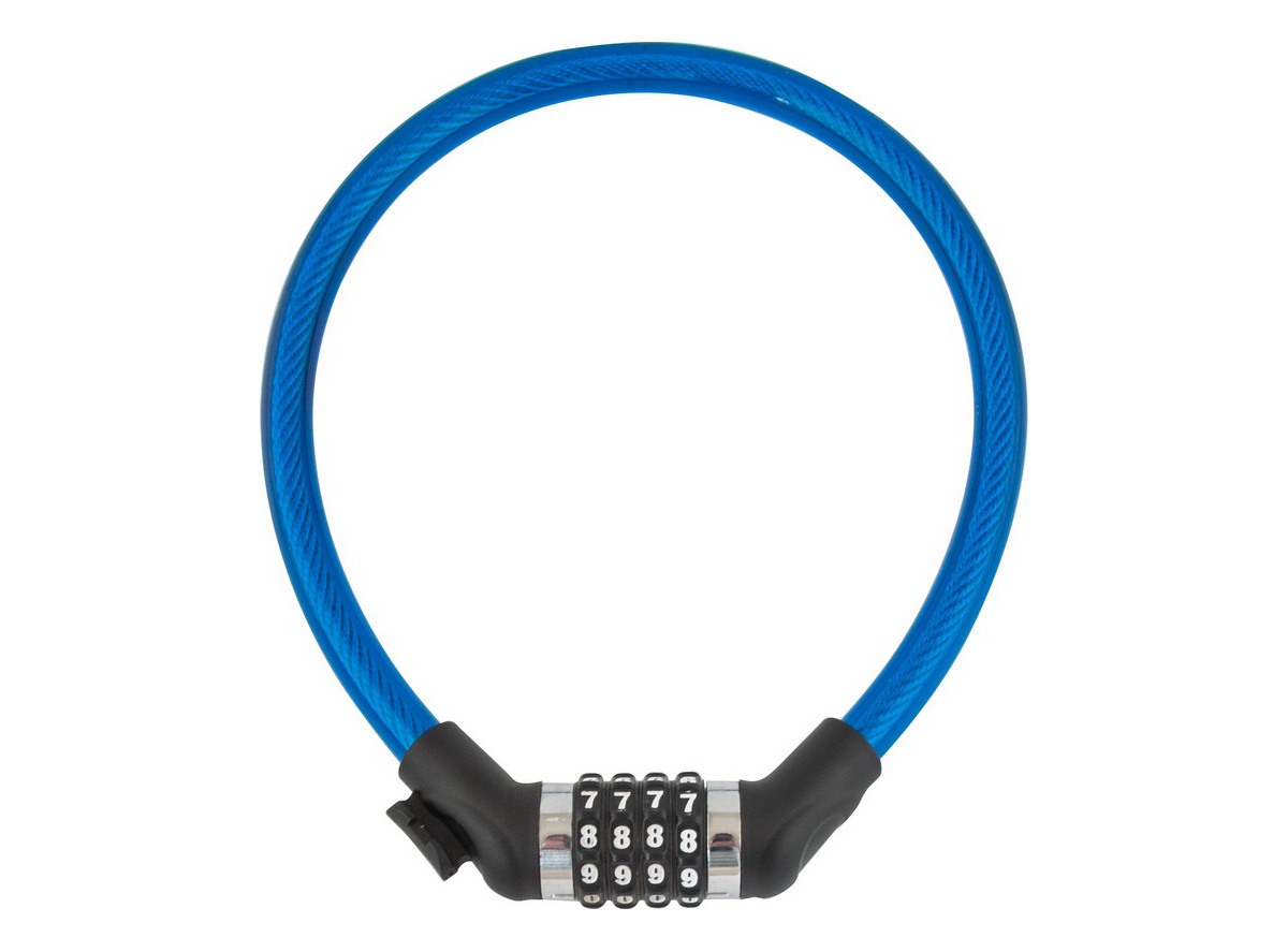 Brava spiralna na šifru 4 broja 15 x 650mm plava sa držačem