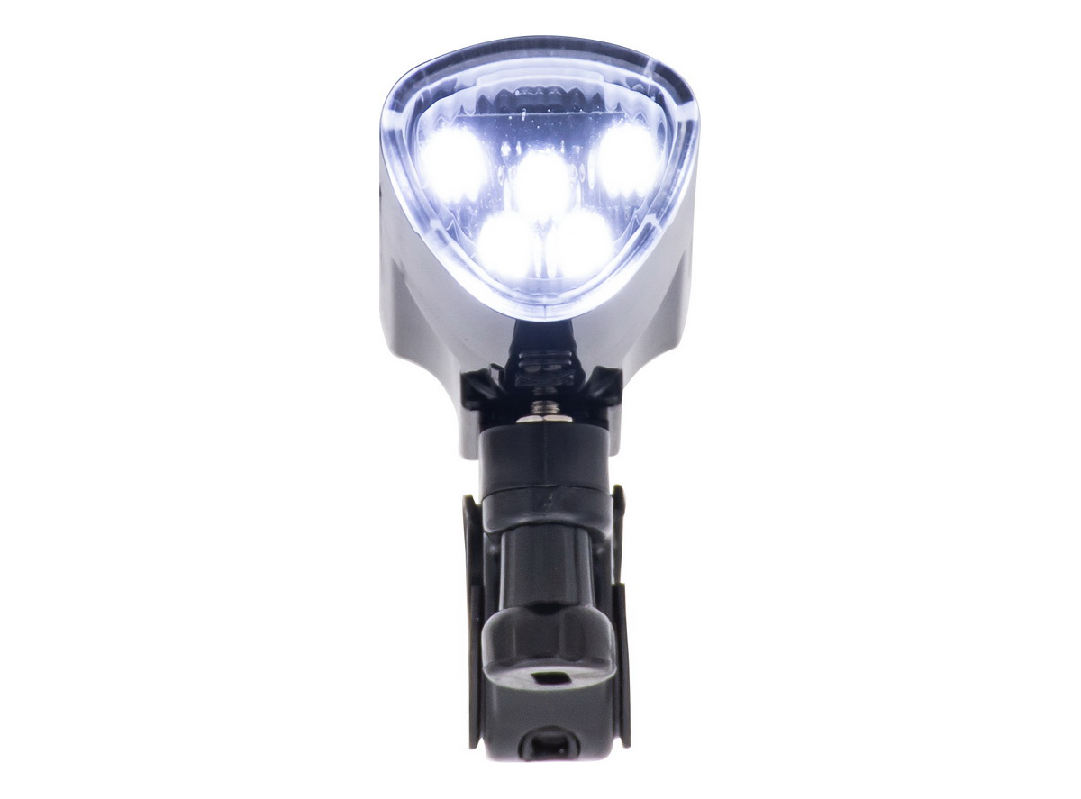 Lampa prednja link 5 super bright white led crna