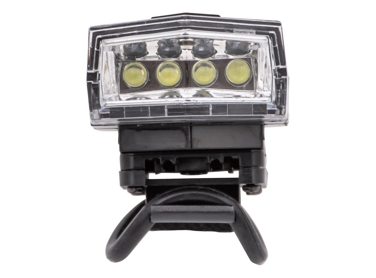 Lampa prednja crna 4 led diode script