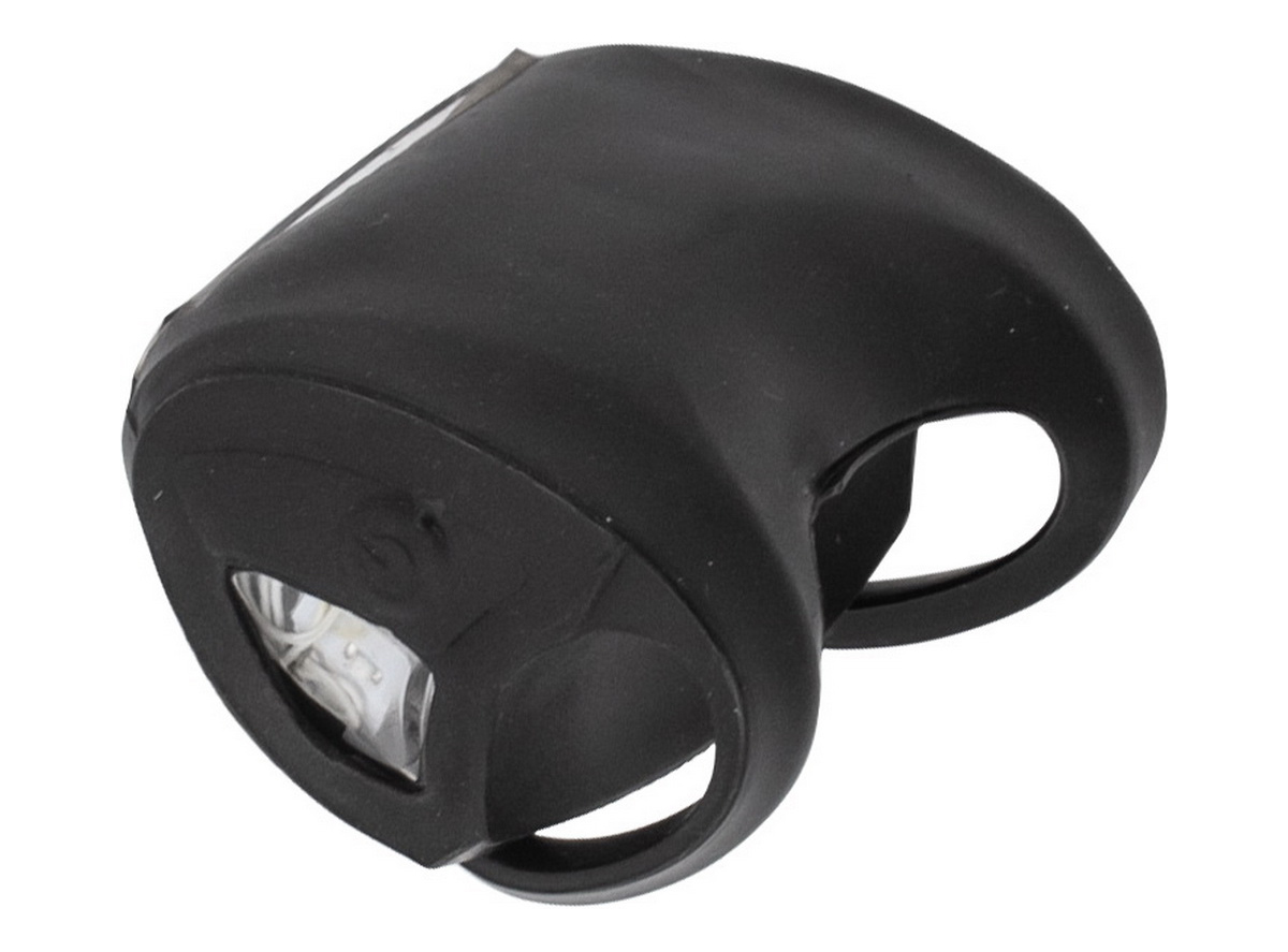 Treptač big silicone beli s pet    super svetlih dioda+dve crvene    bočne