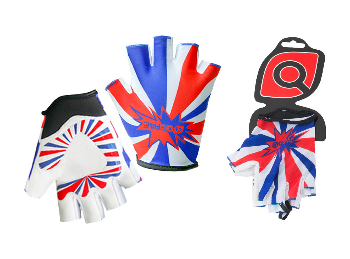 Rukavice Qepae boom plavo belo crvene veličina XL