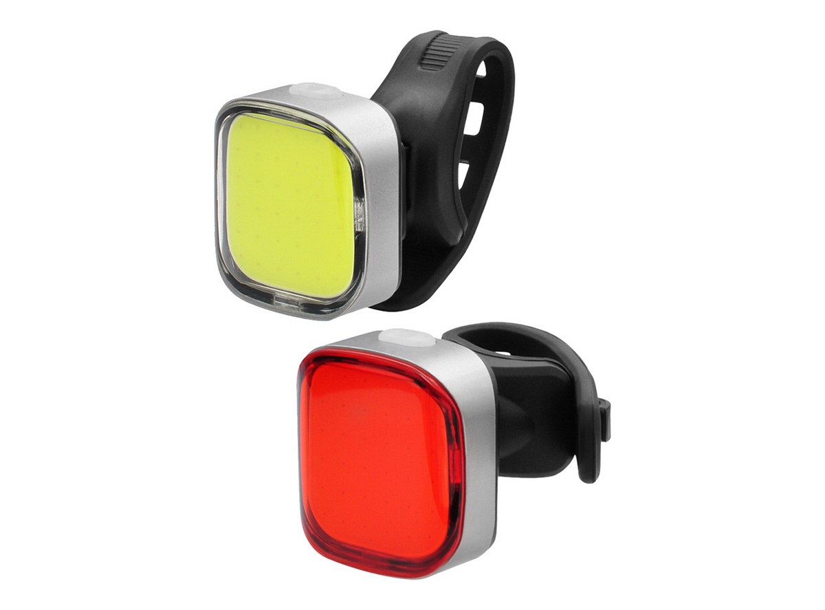 Treptač set squardon punjiva    36chips led usb