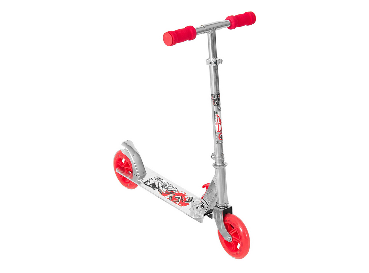 Trotinet aluminijum pw-704 crveno beli veći abec5