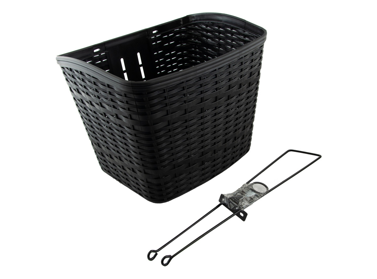 KORPA RATAN PLETENA PREDNJA CRNA