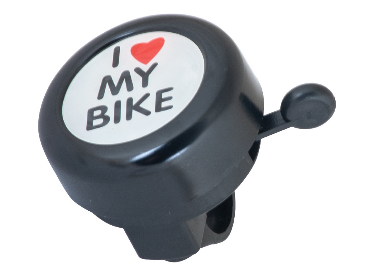 Zvono crno “i love my bike”