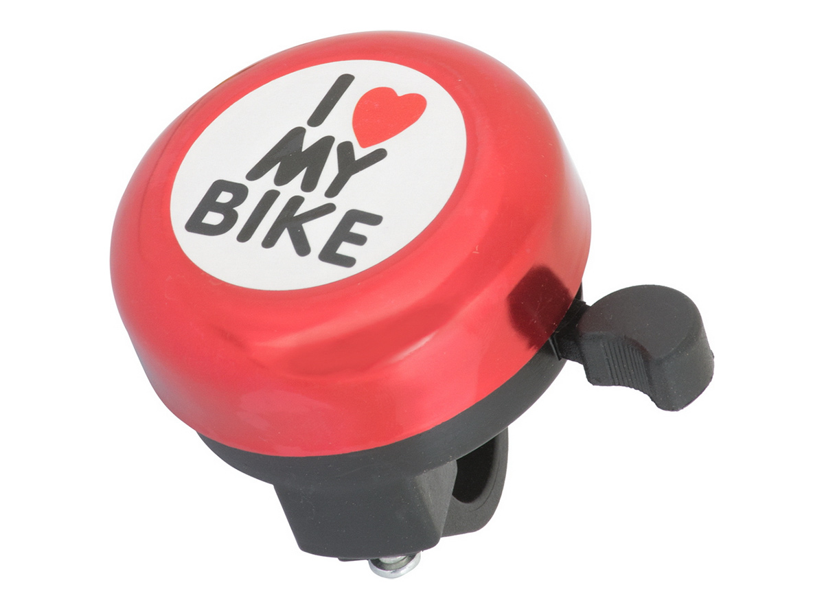 Zvono crveno “i love my bike”